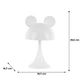 Світильник-нічник LED з акумулятором Kite Simple Mouse K25-317-2-1, білий - зображення 6