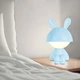 Світильник-нічник LED з акумулятором Kite Cute Bunny K25-316-1-3, блакитний - зображення 5