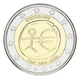 Монета Нидерланды 2 евро 2009 Биметалл UNC 10 лет союзу - изображение 1