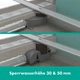 Монтажный комплект для стандартной/плоской установки Hansgrohe RainDrain Allround 90 см 56188800 - изображение 4