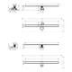 Монтажный комплект для стандартной/плоской установки Hansgrohe RainDrain Allround 120 см 56190800 - изображение 12