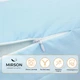 Подушка-валик MirSon №8101 Eco Line Blue EcoSilk 15x50 см (2200006199663) - изображение 3