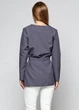 Женский классический пиджак с пояском Подіум 21219-GREY XS Серый - изображение 5