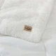 Плед-покривало UGG плюшевий Білий односпальний 127х177 см (1159840919) - зображення 4