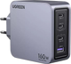 Ładowarka sieciowa Ugreen Nexode Pro 160W GaN Fast Charger Grey (UGR-25877) - obraz 1