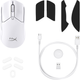 Mysz HyperX Pulsefire Haste 2 Mini Wireless White (7D389AA) - obraz 8