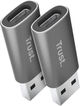 Adapter Trust Calyx USB-A na USB-C 2 szt. (TR25573) - obraz 3