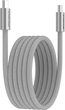 Кабель Canyon OnWire 60MG C-C 60W Magnet Braided 1 м Light Grey (CND-CCMG60AB15LG) - зображення 2