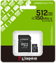 Карта пам'яті Kingston Canvas Select Plus Gen3 microSDXC 512GB Class 10 UHS-I U3 V30 A1 + SD-adapter (SDCS3/512GB) - зображення 7