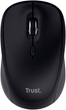 Mysz Trust Yvi+ Silent Wireless/Bluetooth Mouse Black (TR25512) - obraz 1