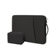 Чехол-сумка с ручкой для Ноутбука Макбука MacBook Air/Pro M1 M2 М3 М4 13.3"/13.6"/14'' с сумочкой для зарядки, мышки и телефона Чёрный - изображение 1