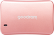 Dysk SSD Goodram HX200 500GB USB 3.2 Type-C Rose Gold (SSDPR-HX200-500-RG) External - obraz 1