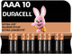 Батарейки Duracell Basic AAA 1.5V LR03 10 шт economy pack (5000394152557) - зображення 1