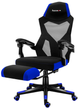 Fotel gamingowy Huzaro HZ-Combat 3.0 Blue perforowane obicie Czarny i niebieski (5907564629782) (955555905874481) - Outlet - obraz 4