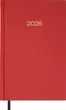 Щоденник датований 2026 Buromax Simple A5 з бумвінілу 320 сторінок Червоний (BM.21166-05) - зображення 1