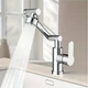 Смеситель трансформер вращающийся для ванной комнаты и кухни Swiveling Faucet Серый - изображение 4