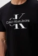 Чоловіча футболка бавовняна Calvin klein jeans 770144 XS чорний - зображення 2