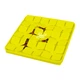 Коврик для поиска корма WAUDOG Silicone, 205×205×17 мм, желтый - изображение 3