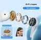Бездротові навушники Lenovo Thinkplus гарнітура з Bluetooth і сенсорним управлінням, білі (96860244) - зображення 3