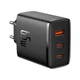 Зарядное устройство Baseus Cube Pro Fast Charger 2C+U 65W black (P10152301113-00) - изображение 1