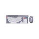 Комплект Maxxter KMS-WCM-03G-UA Wireless Gray/White (KMS-WCM-03G-UA) - изображение 1