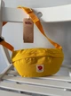 Бананка сумка на пояс Fjallraven kanken з тканини не промокає жовта - зображення 3