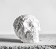 Бетонная декоративная статуэтка череп (Белый) GREYMIX Concrete Art - изображение 8