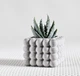 Бетонное кашпо горшок для кактусов и суккулентов (Серый) GREYMIX Concrete Art - изображение 6