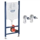 Комплект Grohe Set Унітаз ELLIPSE-0305-T3 + Інсталяція UA388400WG + панель 38732000 (388400WGELLIPS - изображение 2