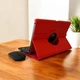 Чохол 360° Rotating Stand Case з клавіатурою та мишею в комплекті для iPad 11 (A16) (2025) - Red/Black - зображення 2
