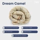 Одеяло зимнее евро 200х210 см бежевое с верблюжьей шерстью Camel Dream Collection ТЕП 1-03089 - изображение 4