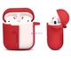 Чехол для наушников Earbox AirPods case silicone Red - изображение 4