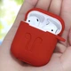Чехол для наушников Earbox AirPods case silicone Red - изображение 8