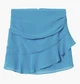 Юбка Mango Ruffled Draped Light Blue 37021302 XS - изображение 1
