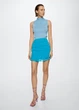 Юбка Mango Ruffled Draped Light Blue 37021302 XS - изображение 3