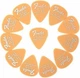 Набор медиаторов Fender Dura-Tone Delrin Picks 0.84 Mm, 351 Shape - 12 Pack Butterscotch Blonde - изображение 4