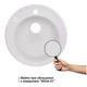 Кухонная мойка Lidz D510/200 WHI-01 (LIDZWHI01D510200) - изображение 9