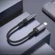 Адаптер BOROFONE BV24 Graceful digital audio converter cable iP to 3.5mm Metal Grey (6941991120398) - изображение 4
