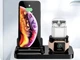 Док станция BauTech 3 в 1 для iPhone умные часы смартфон и наушники Чёрный (1005-756-00) - изображение 3