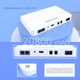 Источник бесперебойного питания WGP 20800 mAh 30W: USB 5V / POE 24V (0.5A)/48V (1A) + LAN 1000 Mbps / DC 12V/9V (2A max) для Wi-Fi роутера, камеры видеонаблюдения, POE: инжектора, коммутатора, Switch, HUB (POE05) - изображение 2
