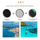 Фильтр гибридный K&F Concept ND2-32 CPL True Color Nano-X 72mm - изображение 3