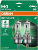 Zestaw żarówek samochodowych Osram Ultra Life H4 60/55 W 12 V 2 szt (64193ULT-2HB) - obraz 2