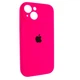Чехол Fiji Silicone Case Full Camera для Apple iPhone 15 Plus бампер накладка с защитой камеры Hot Pink - изображение 1