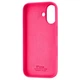 Чехол Fiji Silicone Case для Apple iPhone 17 бампер накладка Soft Touch с микрофиброй Hot Pink - изображение 2