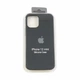 Чехол силиконовый Epic Premium Silicone Case Full Cover для Apple iPhone 12 mini Black - изображение 1