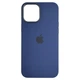 Чехол силиконовый Epic Premium Silicone Case Full Cover для Apple iPhone 12 mini Navy Blue - изображение 1