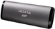 Dysk SSD ADATA SE760 256GB USB 3.2 Type-C 3D NAND TLC Titanium Gray (ASE760-256GU32G2-CTI) External - obraz 2
