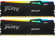 Pamięć RAM Kingston Fury DDR5-5600 65536MB PC5-44800 (Kit of 2x32768) Beast RGB Black (KF556C40BB2AK2-64) - obraz 1