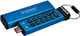 Флеш пам'ять USB Kingston IronKey Keypad 200 512GB USB Type-C Blue (IKKP200C/512GB) - зображення 3