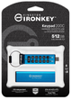 Флеш пам'ять USB Kingston IronKey Keypad 200 512GB USB Type-C Blue (IKKP200C/512GB) - зображення 11